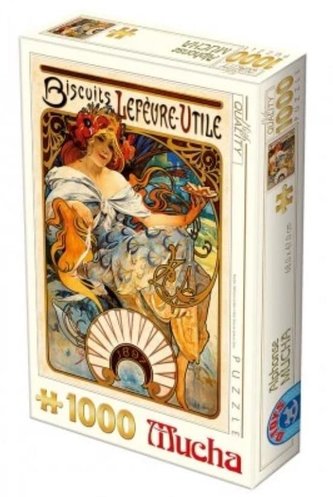 Puzzle 1000 Alfons Mucha, Sušienky Lefevre-Utile