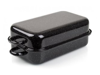 Pekáč BANQUET hranatý s pokrievkou 35cm