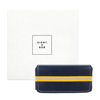 Eight & Bob kožené pouzdro na parfém (Blue)