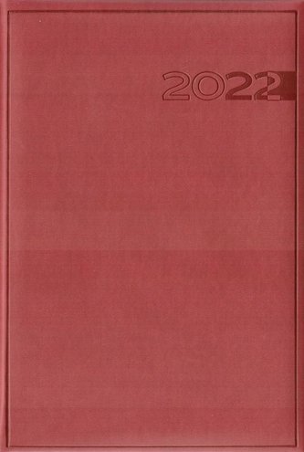 Terminarz 2022 A5 Print czerwony