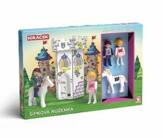 IGRÁČIK Šípková Ruženka - kreatívny set s rozprávkou