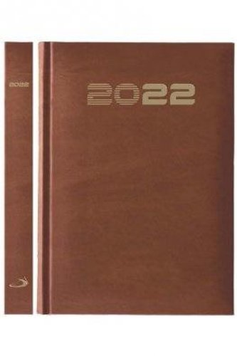 Terminarz 2022 A5 Standard brązowy