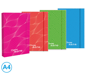 Box na sešity A4 Neon