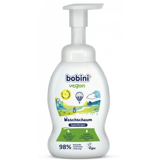 Bobini VEGAN hypoalergenní mycí pěna s dávkovačem 300 ml