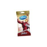 SMILE ubrousky vlhčené dětské Avengers 15 ks s antibakteriálním efektem