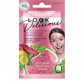 Look delicious čistící ovocná maska 10 ml