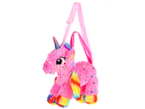 Kabelka/jednorožec s křídly růžový plyšový 30cm 0m+