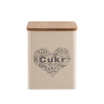 Dóza CUKOR SRDCA 11,5x11,5x14 cm
