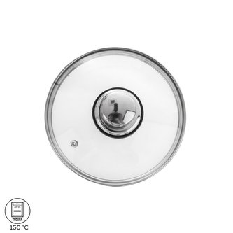 Skleněná poklice pr. 19 cm