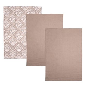 Kuchyňská utěrka BEIGE 3 ks