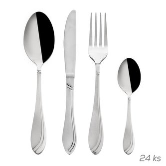 Jídelní příbory SATIN 24 dílů
