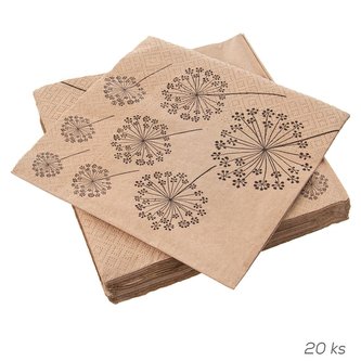 Servírovací ubrousek Pampelišky