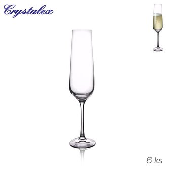 Poháre na sekt SANDRA 0,2 l 6 ks