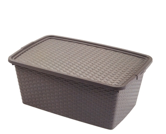 Box RATTAN 59x39x26 40l hnědá