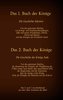 Das 1. und 2. Buch der Könige, das 6. und 7. Geschichtsbuch aus dem Alten Testament der Bibel