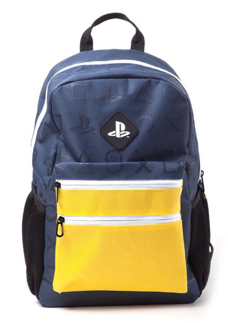 Batoh Playstation: Logo (objem 15,5 litrů|30 x 40 x 13 cm) modrý polyester