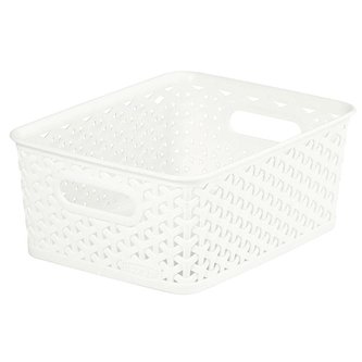 Curver My Style košík štýl Rattan s úchytom, krémový