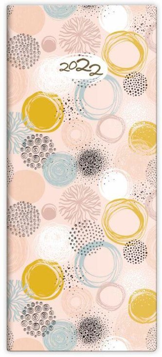 Diář 2022 Napoli - design 2, měsíční kapesní PVC