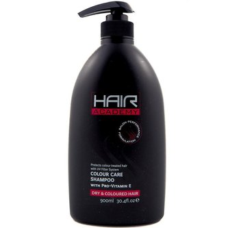 Hair academy Colour Care šampón na barvené vlasy s UV 900ml