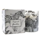 Svíčka vonná dekorativní Tropická zahrada zebra, 120g