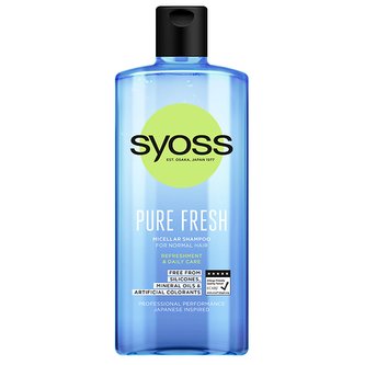 Syoss Pure Fresh micelární vlasový šampon 440ml