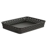 Curver My Style košík styl Rattan, A4 tmavě hnědý