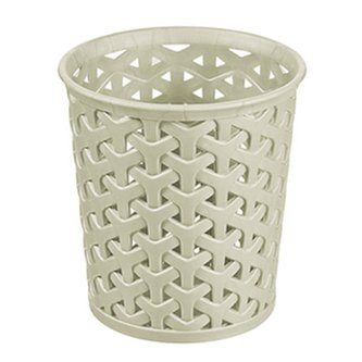 Curver My Style košík styl Rattan, kulatý krémový