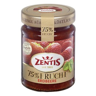ZENTIS exkluzivní německá marmeláda 75% ovoce, Jahoda 270g