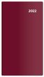 Diář 2022 Torino - bordó, čtrnáctidenní , kapesní PVC