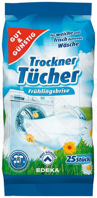 GG Vlhčené obrúsky do sušičky 25ks