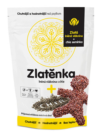 Simply You Zlatenka ľanová vláknina a chia 300 g