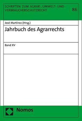 Jahrbuch des Agrarrechts. Band XV