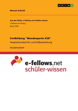 Fortbildung \"Wundexperte ICW\"