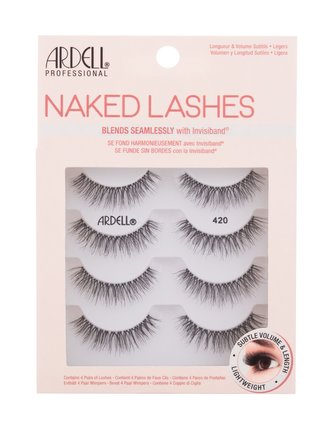 Ardell Naked Lashes Umělé řasy 420 4 ks Black pro ženy
