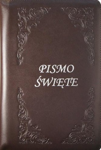 Biblia Tysiąclecia - oazowa, brąz, paginatory