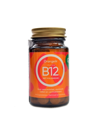 Orangefit - Vitamine B12 with Folic Acid 90 pastilek