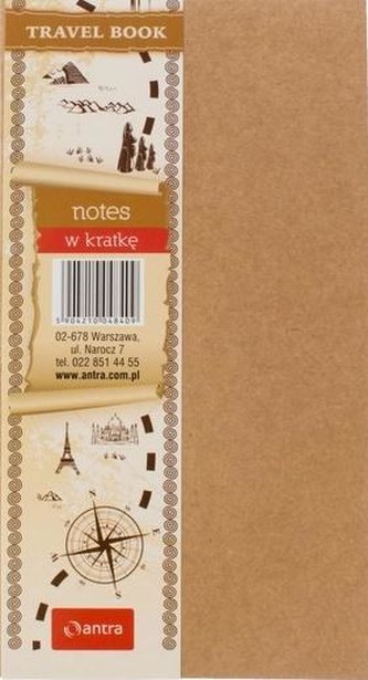 Wkład kalendarzowy - Podróżnik notes kratka