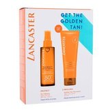 Lancaster Sun Beauty suchý olej na opalování Sun Beauty Satin Dry Oil SPF 50 150 ml + tělové mléko prodlužující opálení Golden Tan Maximizer After Sun Lotion 125 ml