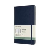 Moleskine Plánovací zápisník 2022 tvrdý modrý L