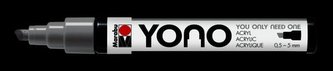 Marabu YONO akrylový popisovač 0,5-5 mm - šedý