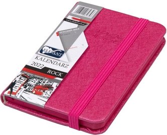 Kalendarz 2022 A7 Tyg. Rock różowy ELEFANT