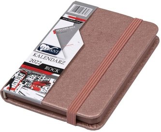 Kalendarz 2022 A7 Tyg. Rock miedziany ELEFANT