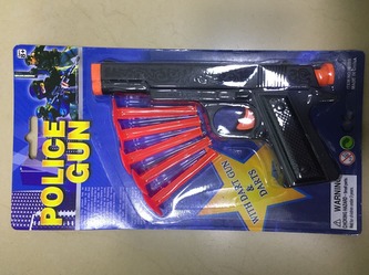 Policejní pistole s náboji