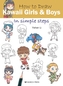 How to Draw: Kawaii Girls and Boys