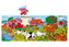 Doskové puzzle farma drevené 21 dielov