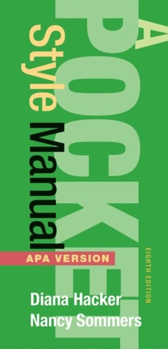 A Pocket Style Manual APA Version