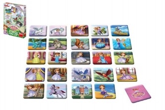 Pexeso Sofia Prvá spoločenská hra v krabičke 11x18x3, 5cm