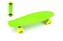 Skateboard - pennyboard 43cm, nosnosť 60kg plastovej osi, zelená, žltá kolesá