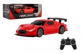 Auto RC šport plast 20cm červené na batérie 27MHz v krabici 26x10x12cm