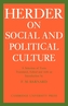 J. G. Herder on Social and Political Culture